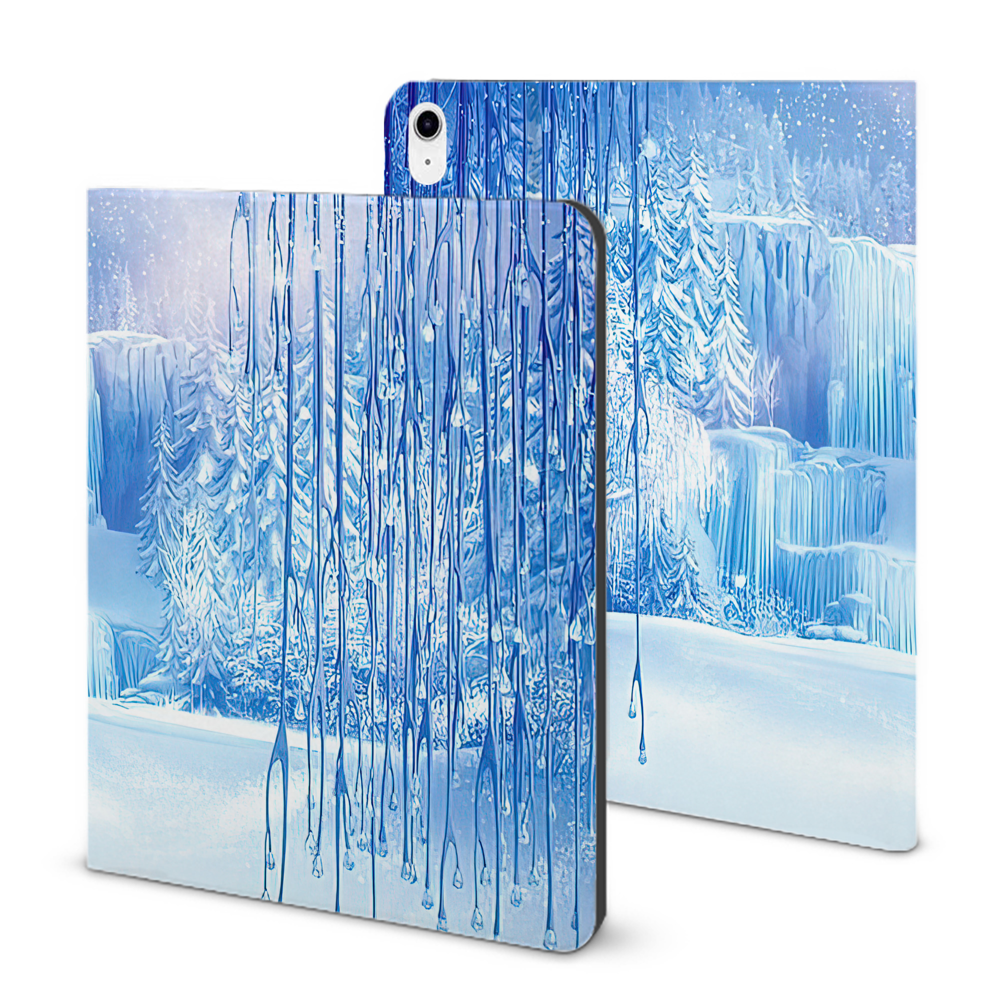 （画像用） アナと雪の女王 アンナ エルサ Frozen Anna Elsa IPad ケース ブック型 PUレザー TPU 耐衝撃 軽量 薄型 ペン収納なし 全面保護 IPad 各モデル対応